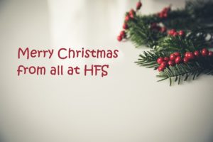 Christmas 2016 greetings from HFS